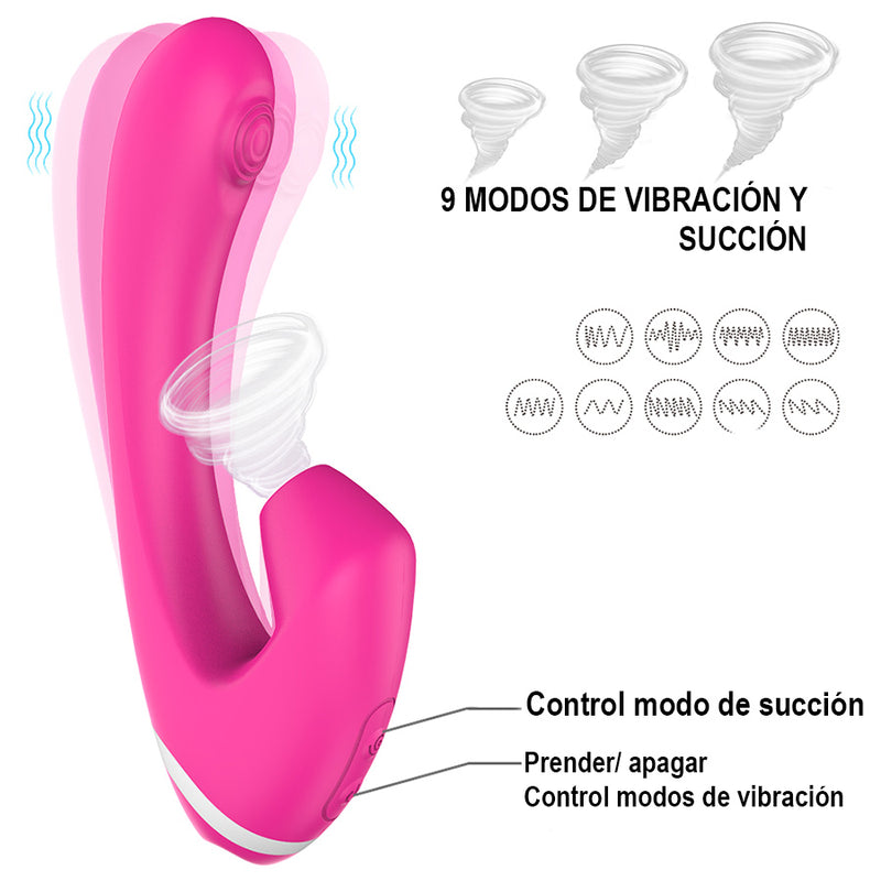 Vibration Suction Rabbit Pink