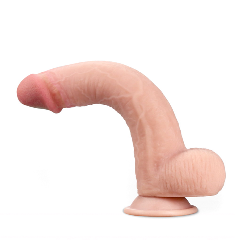 Dildo Realistic 7'' Sliding Skin Dual Layer Dong