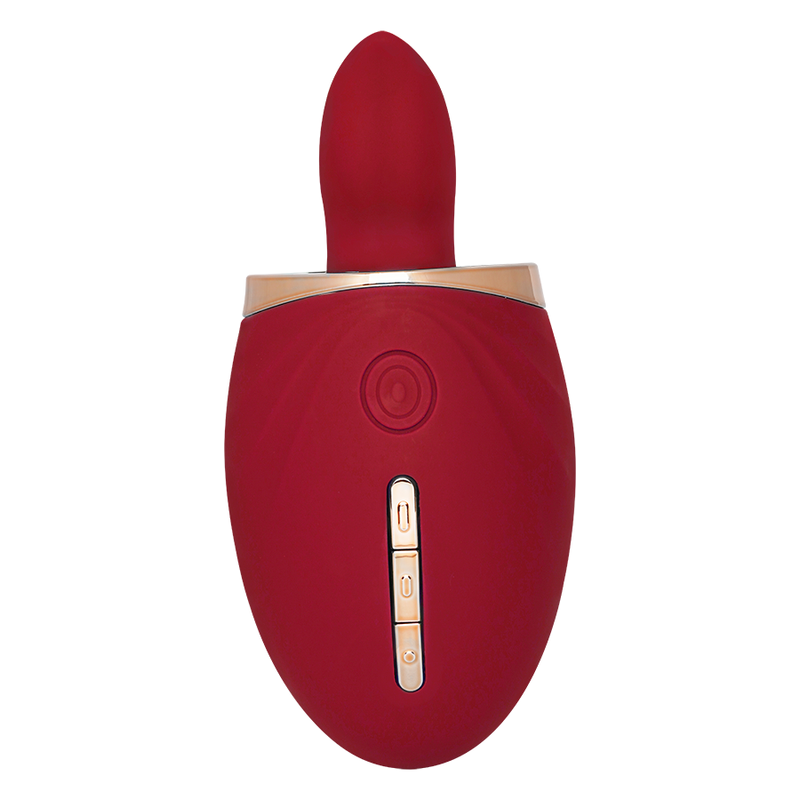 Estimulador y Succionador Clitorial Realov Adoramor Red